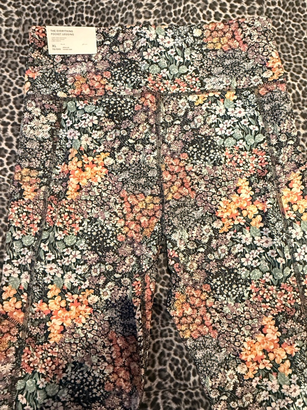 Floral High-Rise Leggings American Eagle Aerie The Everything Pocket Floral NWT - Picture 4 of 10